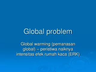 global problem
