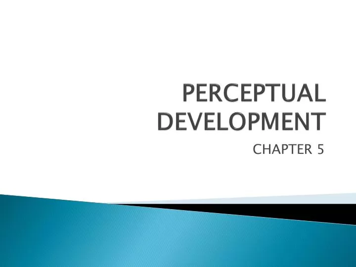 perceptual development