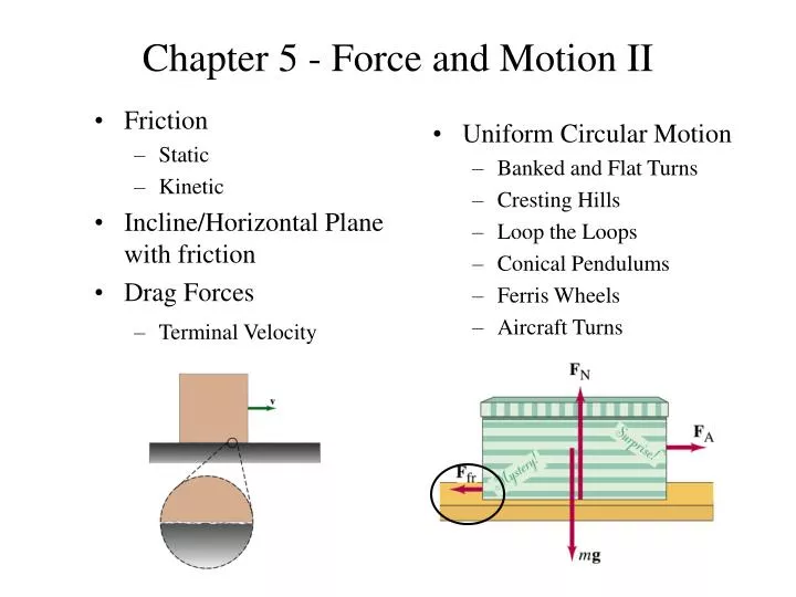 chapter 5 force and motion ii