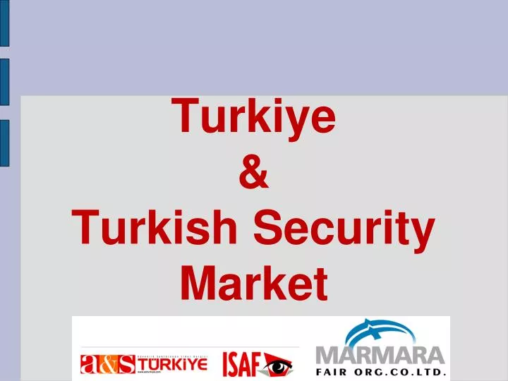 turkiye turkish security market