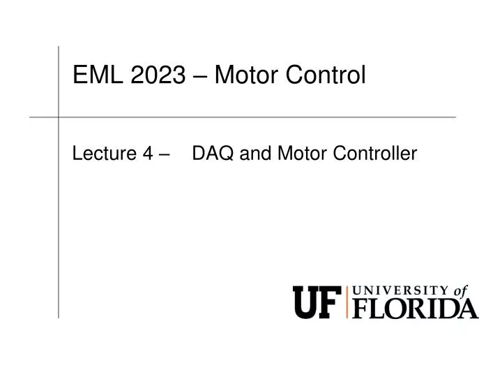 eml 2023 motor control