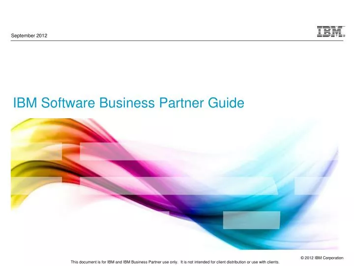 ibm software business partner guide