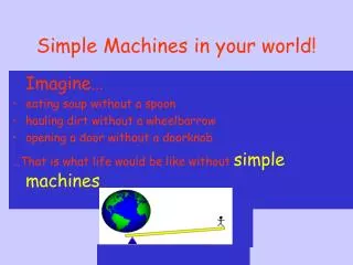 Simple Machines in your world!