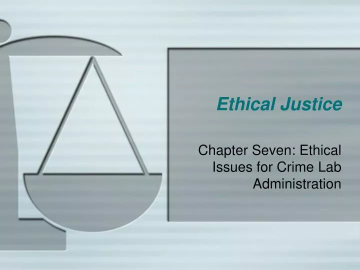 ethical justice