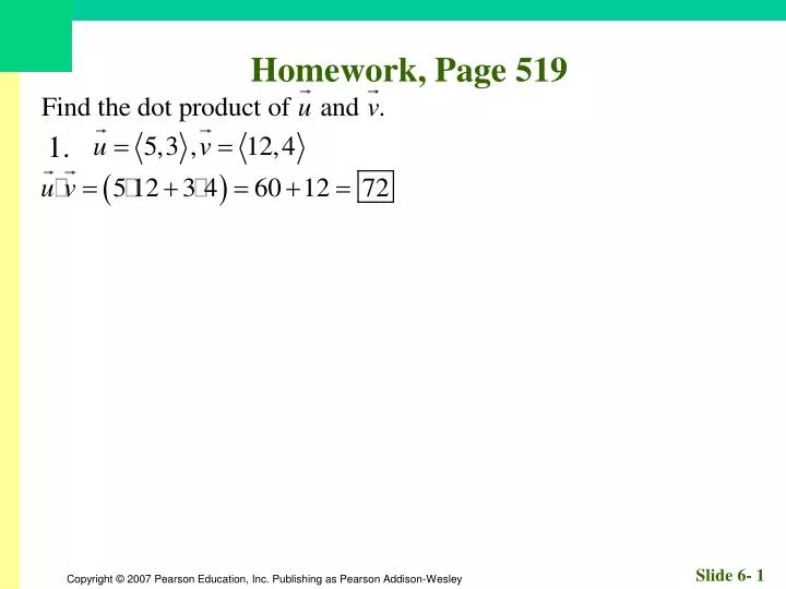 homework page 519