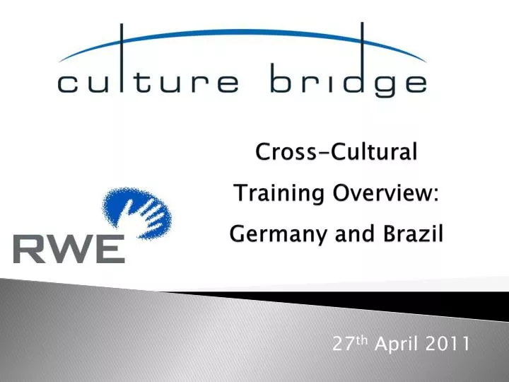 cross cultural training overview germany and brazil
