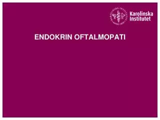 endokrin oftalmopati