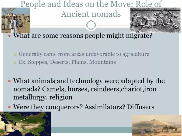 people and ideas on the move role of ancient nomads