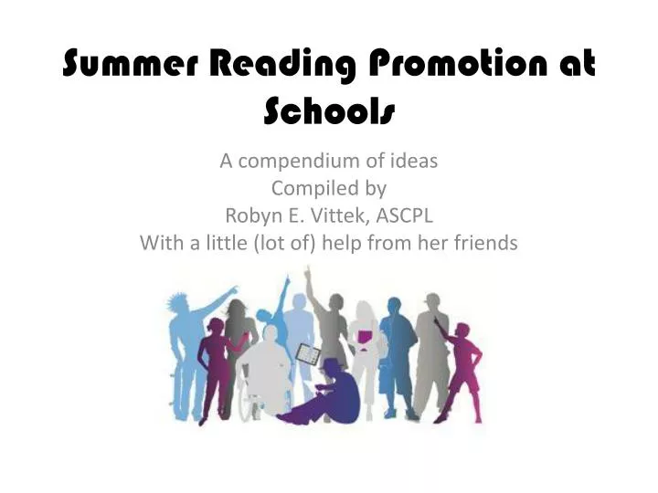 summer reading promotion at schools