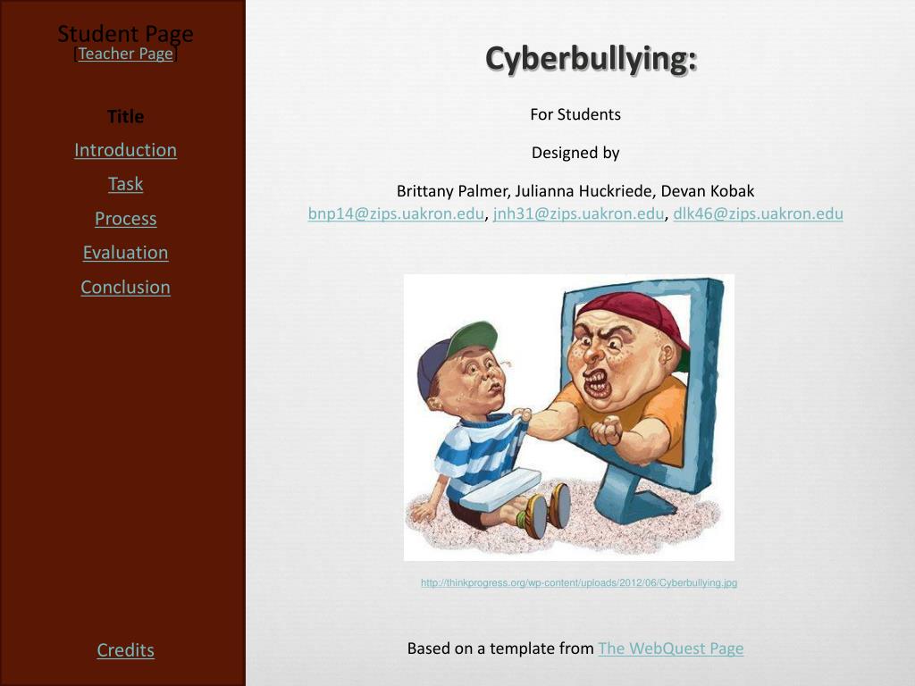 PPT - Cyberbullying: PowerPoint Presentation, free download - ID:5354728