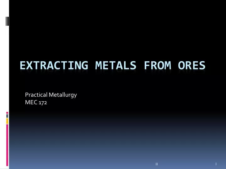 practical metallurgy mec 172