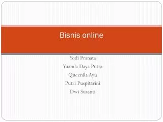 bisnis online