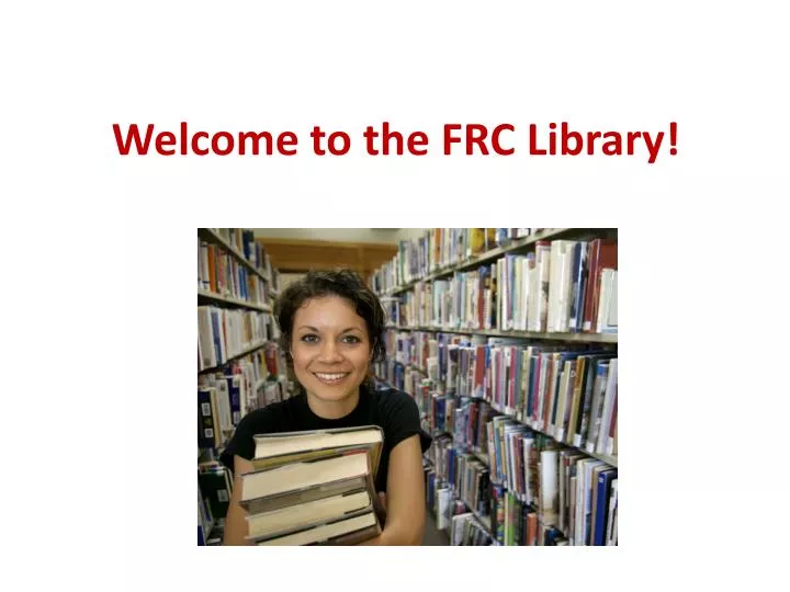 welcome to the frc library