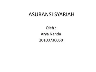 asuransi syariah