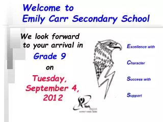Welcome to Emily Carr Secondary School