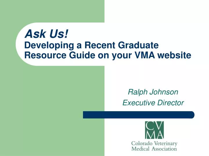 ask us developing a recent graduate resource guide on your vma website