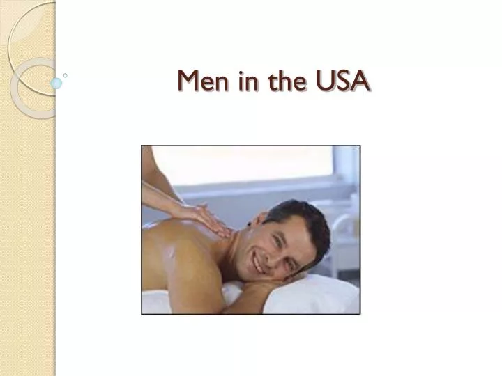 men in the usa
