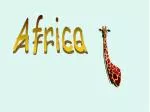 Africa - slide 1
