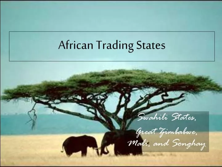 african trading states