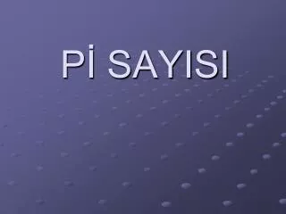 p sayisi