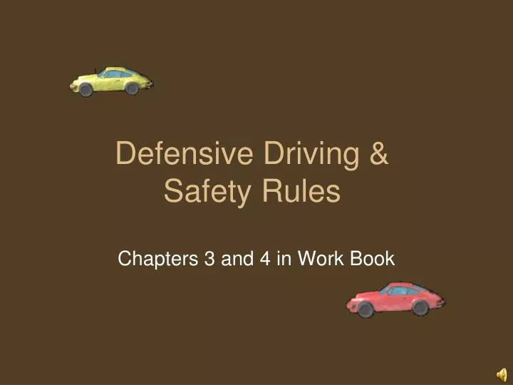defensive driving safety rules