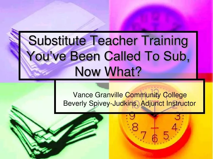 substitute teacher training you ve been called to sub now what
