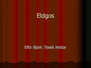 eldgos
