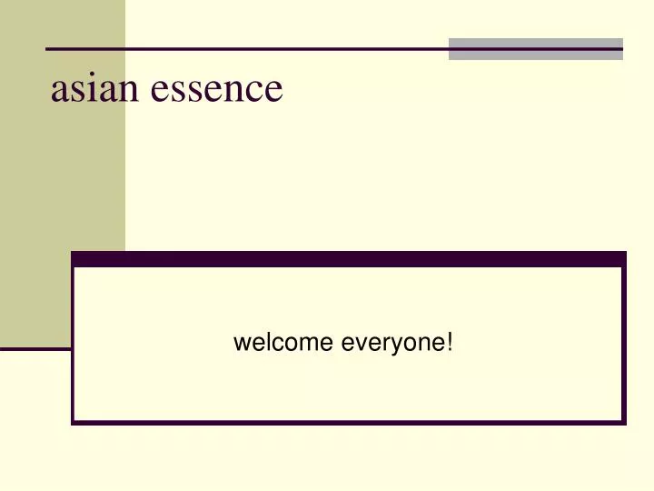 asian essence