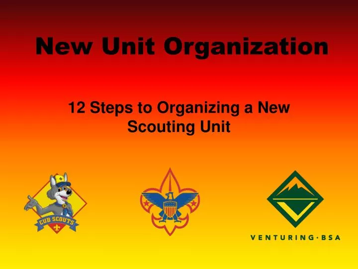 new unit organization