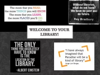 Welcome to Your library!