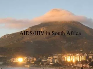 AIDS/HIV in South Africa