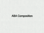 Exploring Music Composition: ABA Form and Motif Variation - slide 1