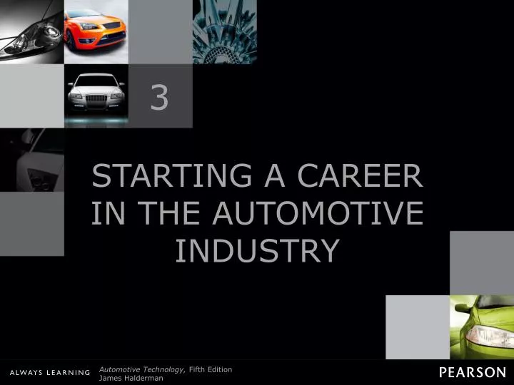 starting a career in the automotive industry