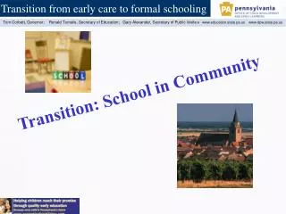 Transition: School in Community
