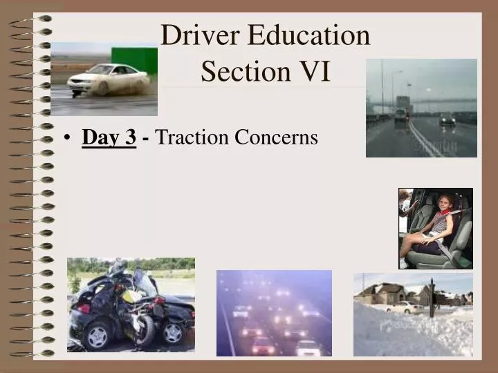 driver education section vi