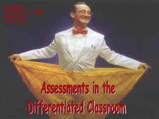 Assessments in the Differentiated Classroom