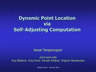 Dynamic Point Location via Self-Adjusting Computation