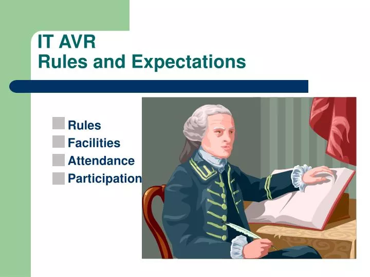 it avr rules and expectations