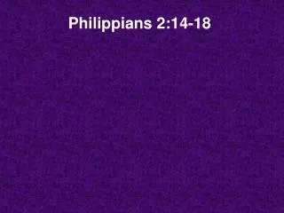 Philippians 2:14-18