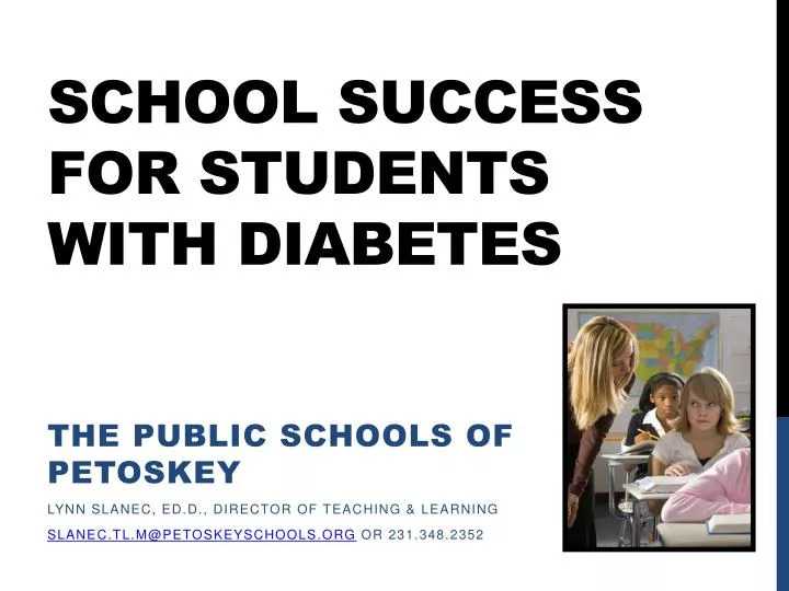 school success for students with diabetes