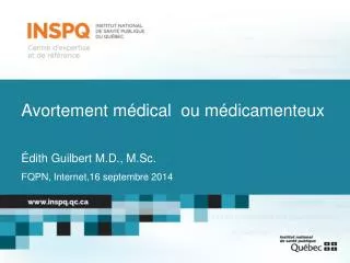 avortement m dical ou m dicamenteux