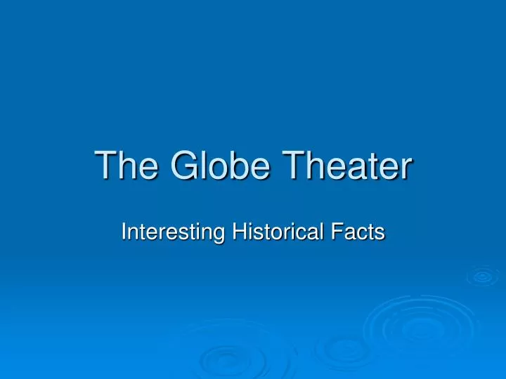 the globe theater
