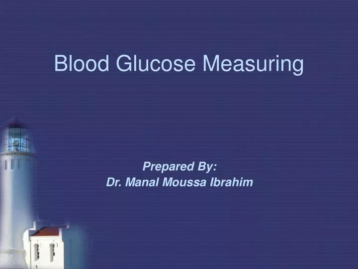 blood glucose measuring