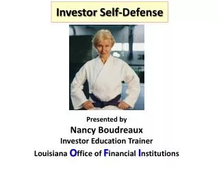 Investor Self-Defense