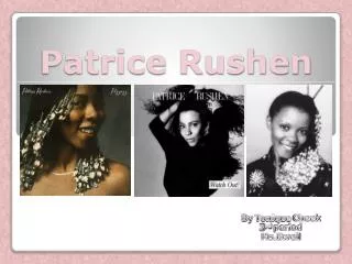 Patrice Rushen