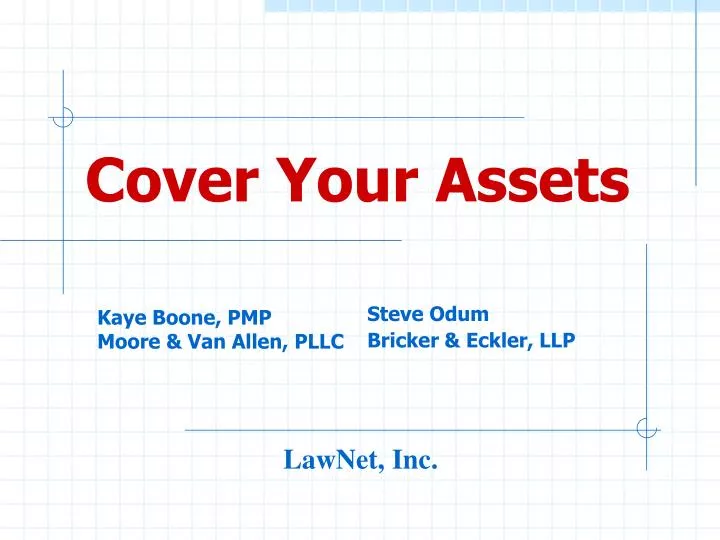 cover your assets
