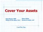 Cover Your Assets