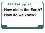 Understanding Earth's Age: Fossils, Relative and Absolute Time in Geologic History - slide 1