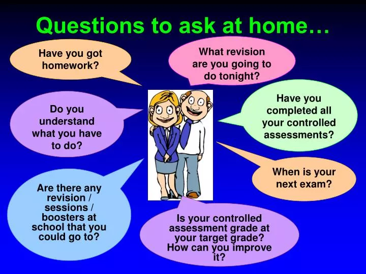 questions to ask at home