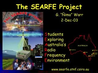 The SEARFE Project